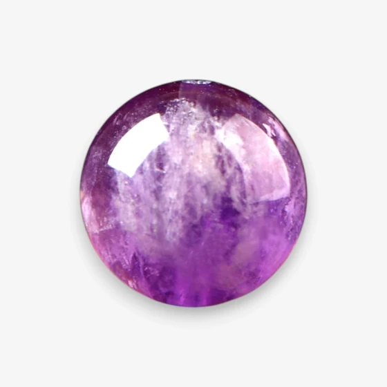 Natural Purple Rabbit Hair Amethyst Loose Crystal Beads, Beads for Jewelry Making, DIY Crystal beaded Supplies