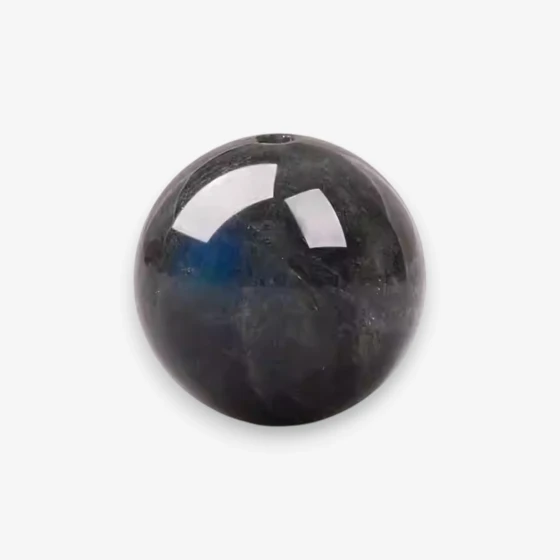 Natural Larvikite (Black Labradorite) Loose Crystal Beads , Beads for Jewelry Making ,DIY Crystal beaded Supplies