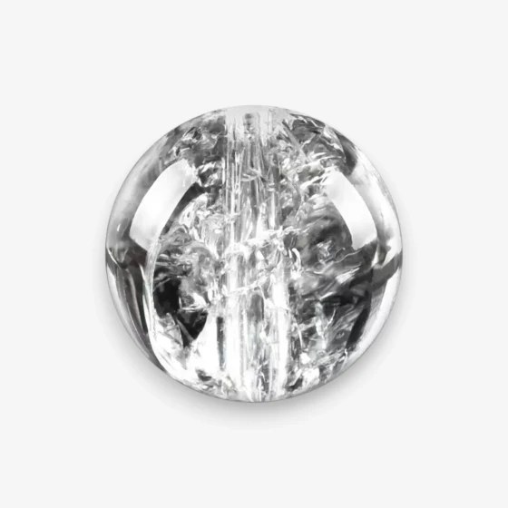 Natural Himalayan Clear Quartz Loose Crystal Beads, Beads for Jewelry Making, DIY Crystal beaded Supplies